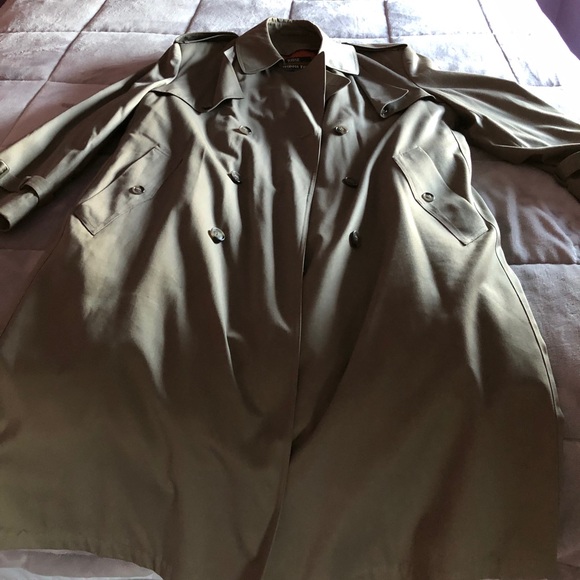 Men’s lined London Fog Rain Coat size 44 - Picture 1 of 4